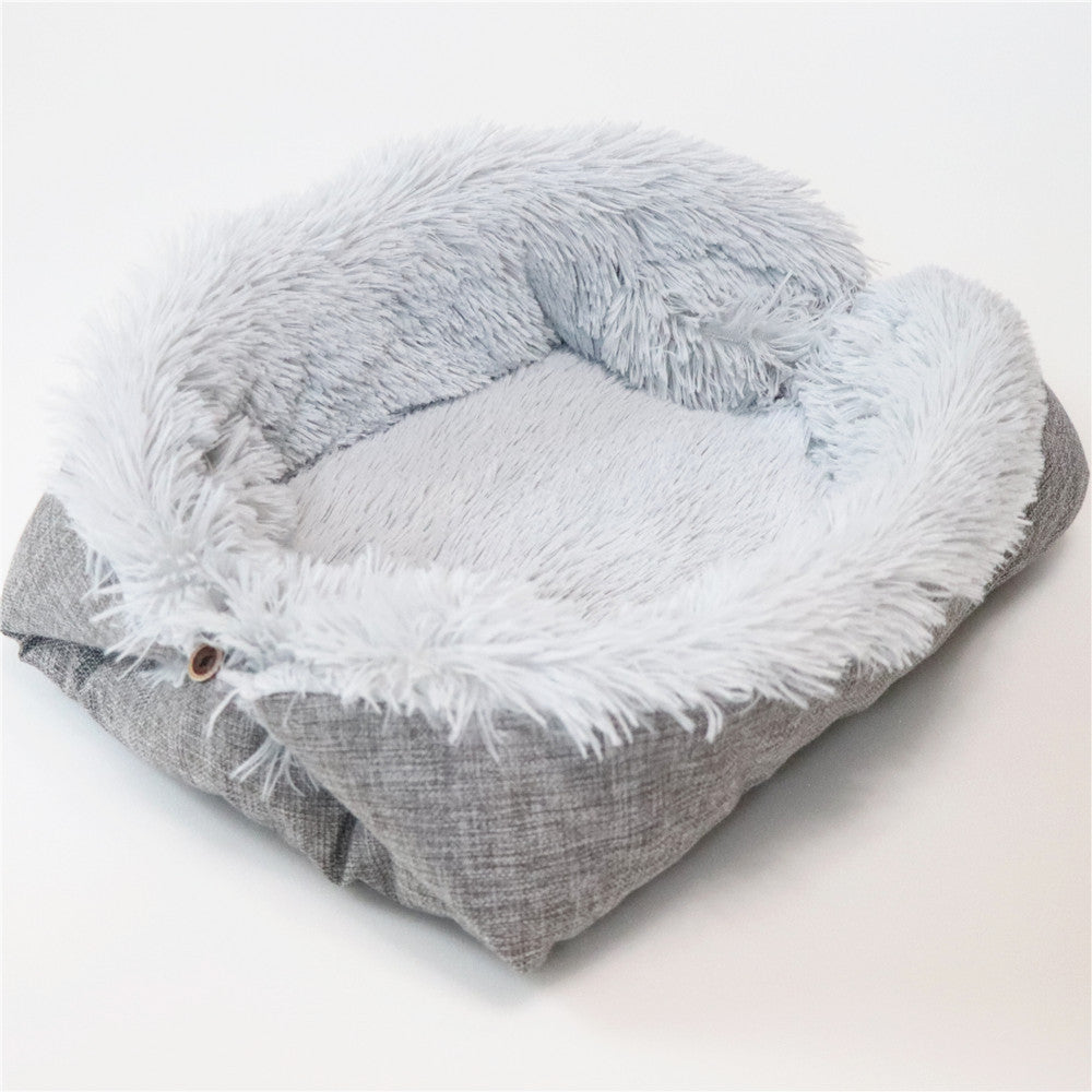 Plush Comfort Convertible Dog or CatBed