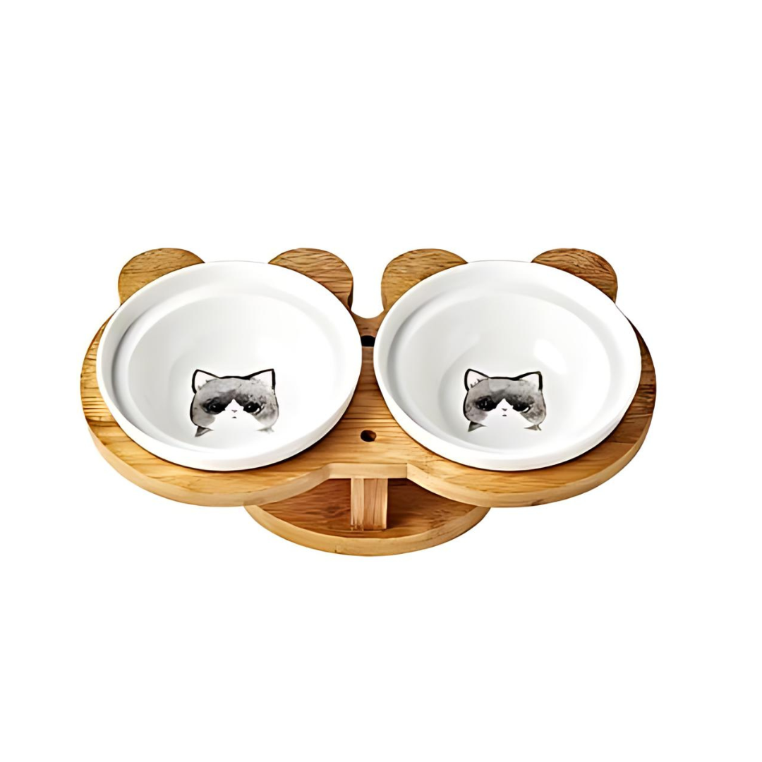 Chic Ceramic Cat Bowls