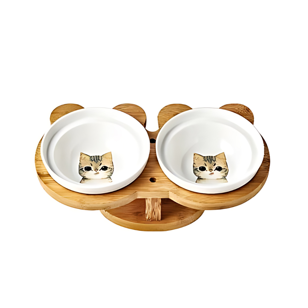 Chic Ceramic Cat Bowls