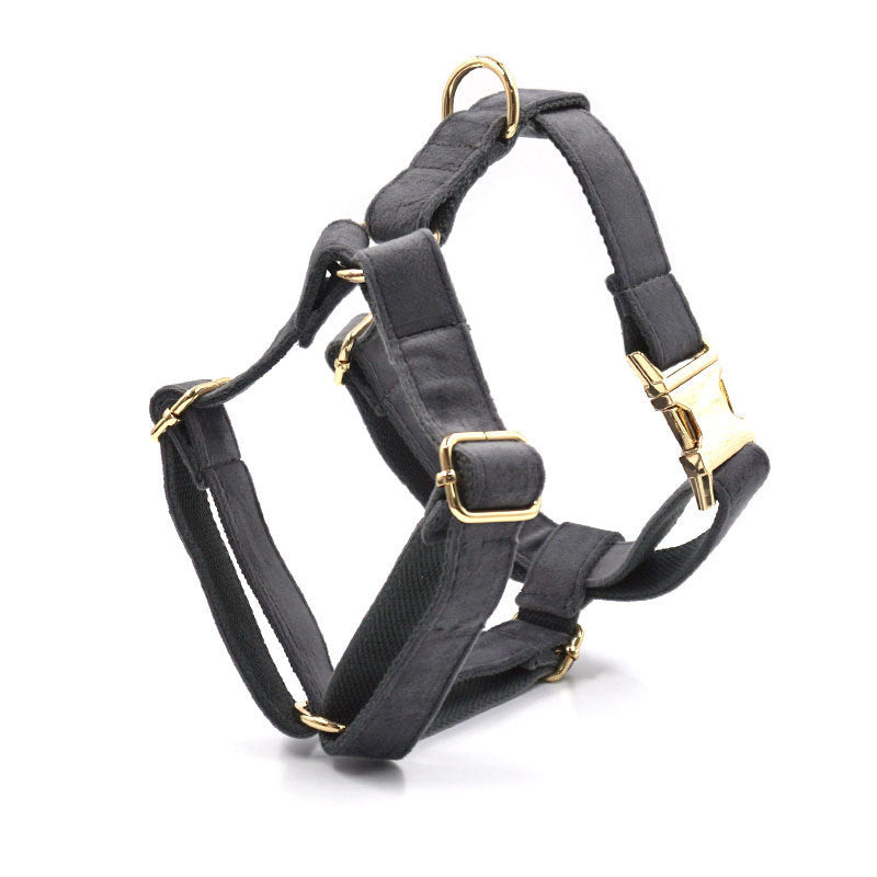 Charcoal Gray Dog Harness