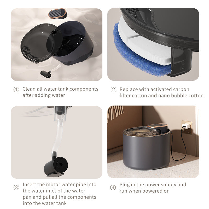 PureFlow Pet Water Fountain and Filtration