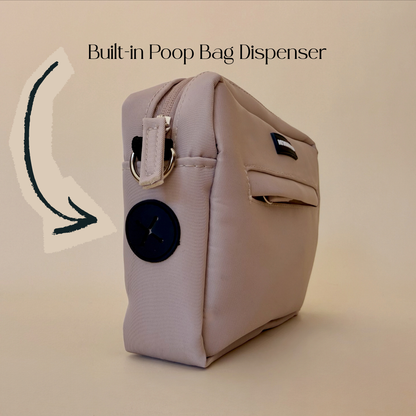 Dog Walking Desert Tan Bag Bundle- Teddy Strap