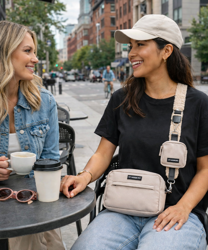 Dog Walking Desert Tan Bag Bundle- Teddy Strap