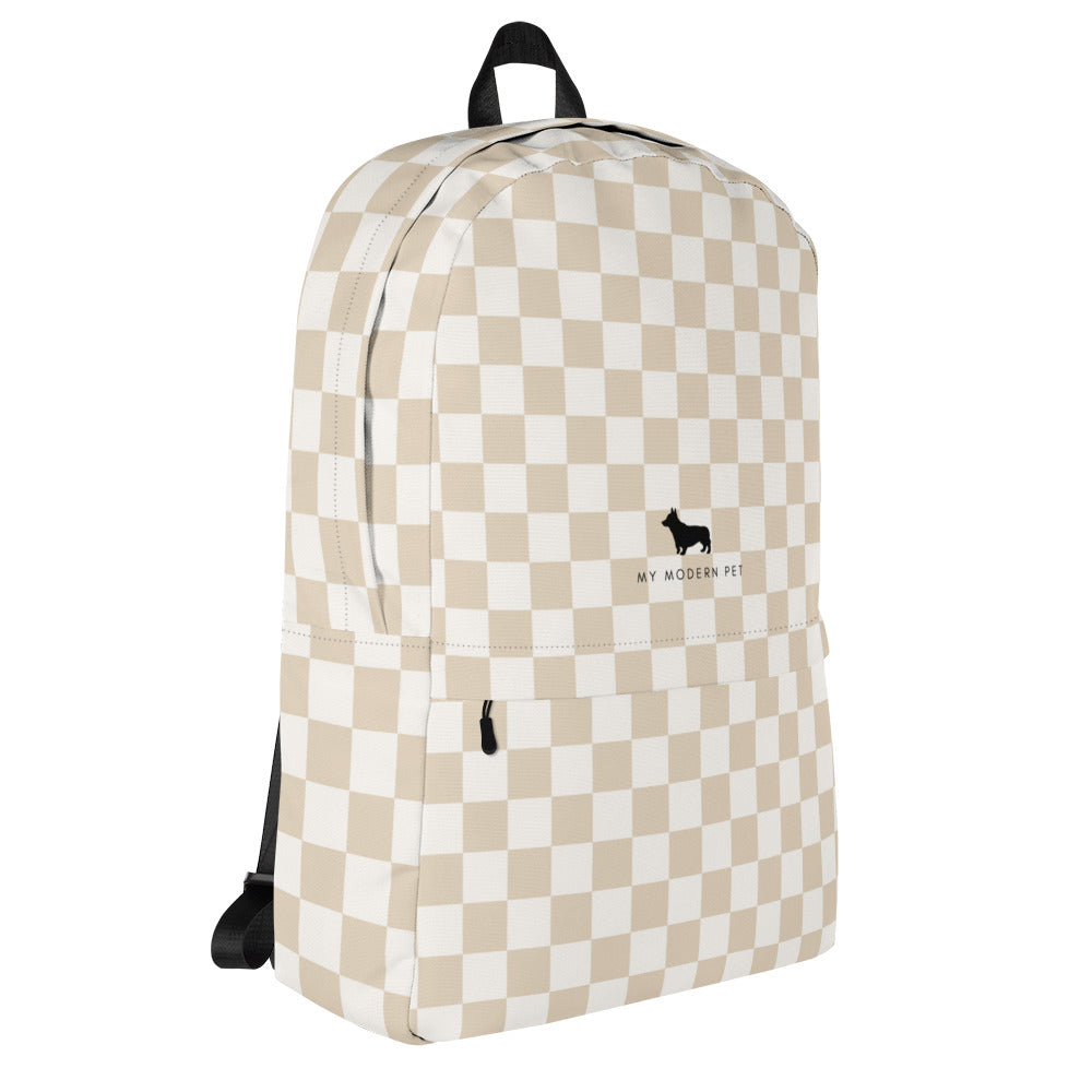 My Modern Pet Checkered Backpack