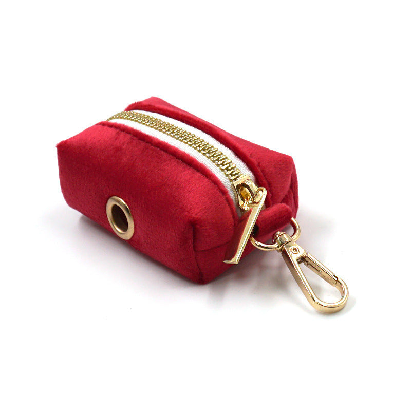 Ruby Red Dog Poop Bag Dispenser