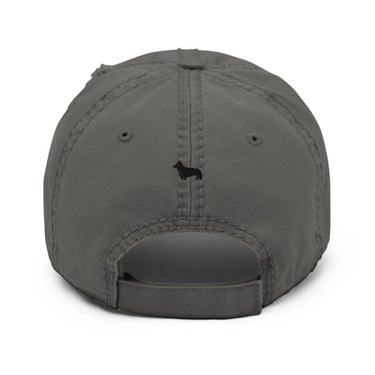 Dogs + Jesus Distressed Dad Hat