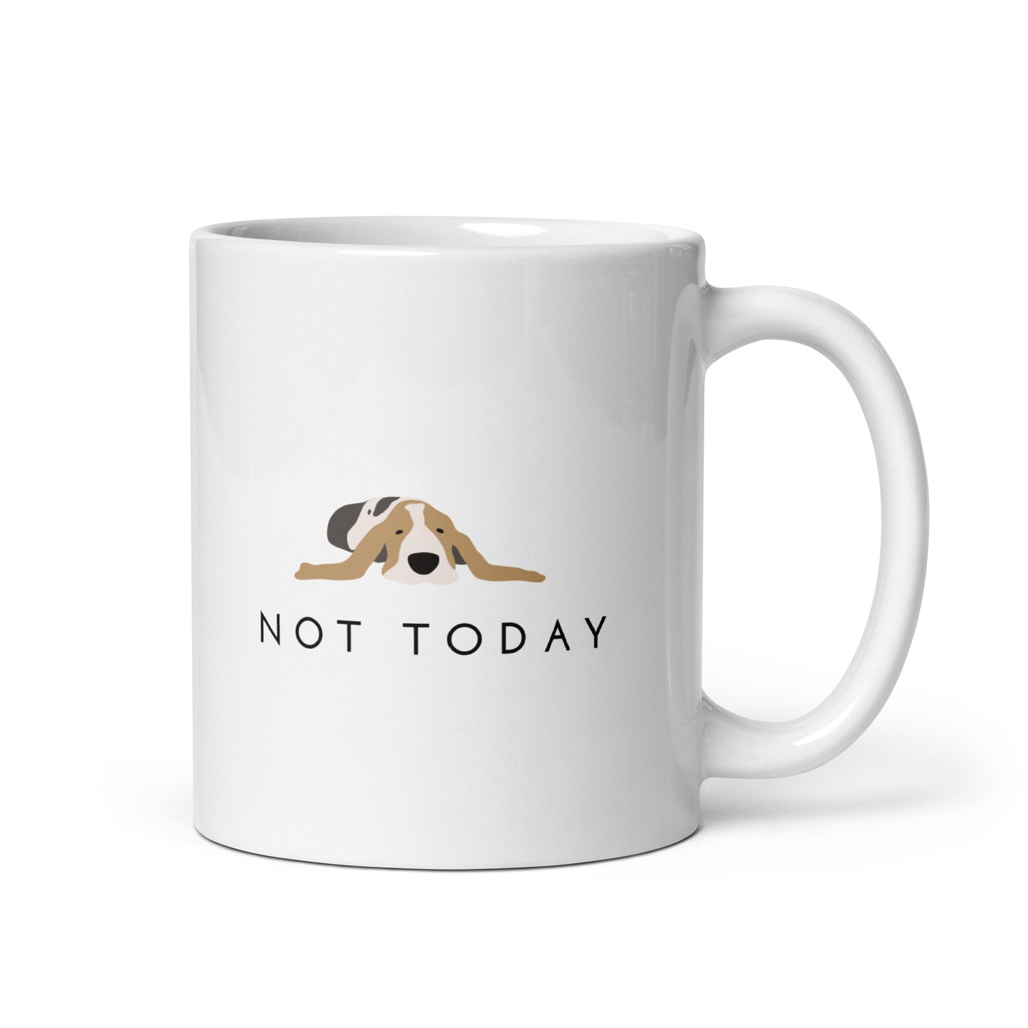 Monday Mood Hound Dog Coffee Mug