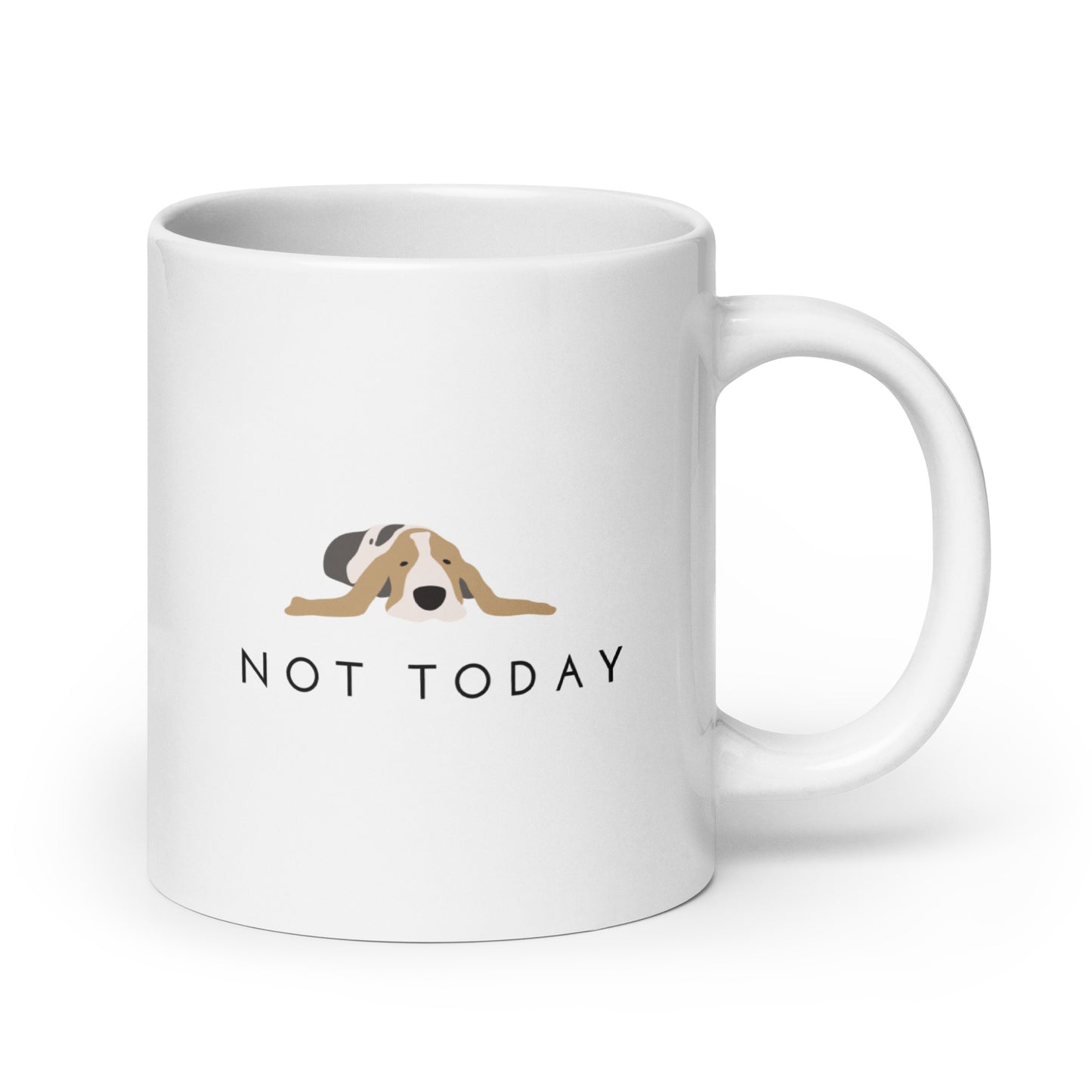 Monday Mood Hound Dog Coffee Mug